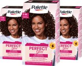 Poly Palette - Perfect Gloss - 3-65 Fluweelbruin - Semi-permanente haarverf - Haarkleuring - 3 stuks
