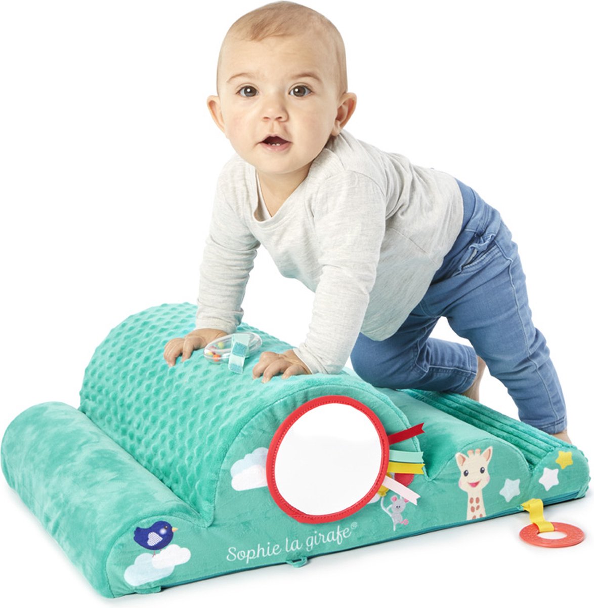 Sophie de Giraf Activity Cloud - Babyspeelgoed - Ontwikkeling en stimulatie voor baby's - Antislip - Vanaf 6 maanden - Meerkleurig — afbeelding 7