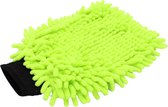 Washandschoen Microvezel Professioneel - Fel groen - Zware kwaliteit - Voor auto, camper, boor, vrachtwagen, motor - 25cm