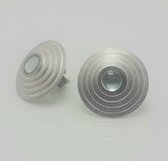 Oorknop - zilver - aquamarijn - 925/000 - Verlinden juwelier