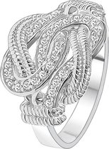 Juwelier Zwartevalk ZILVEREN RING MATTENKLOPPER 21.220-2/17¼--