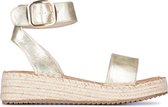 POSH by Poelman DYNA Dames Sandalen - Goud - Maat 40