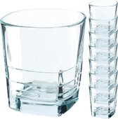 KADAX - Drinkglazen, cocktailglazen van robuust glas - vaatwasmachinebestendig, universele glazen - drankglazen voor water, sap, dranken of whisky - 8 x 270 ml