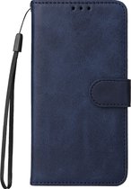 Mobigear Telefoonhoesje geschikt voor Samsung Galaxy S24 Hoesje | Mobigear Wallet Bookcase Portemonnee | Pasjeshouder voor 3 Pasjes | Telefoonhoesje voor Pinpas / OV Kaart / Rijbewijs - Blauw