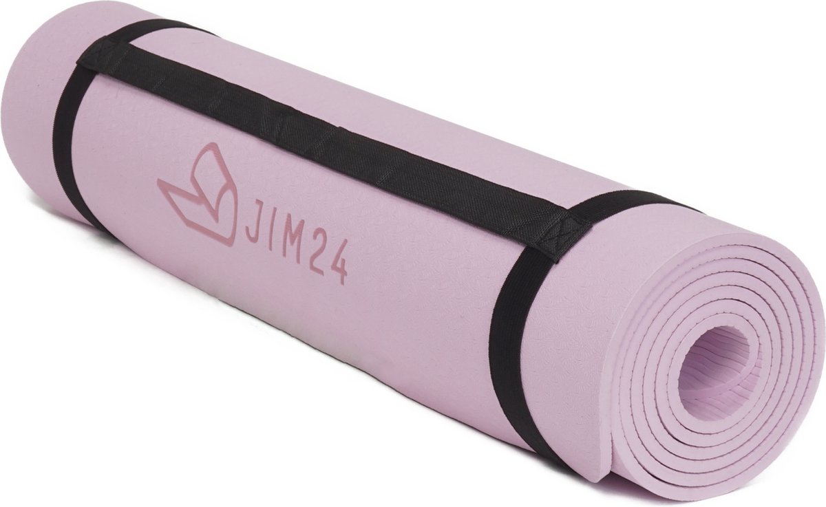 Jim24 Yogamat - Yoga Mat Antislip - Paars thumbnail 4