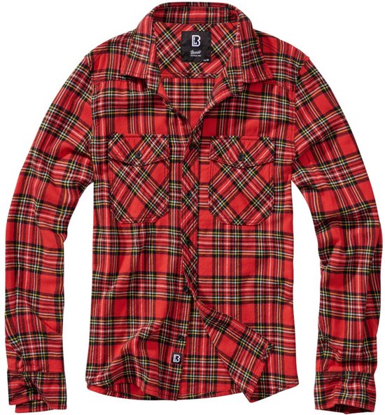 Brandit - Checked Overhemd - 3XL - Rood