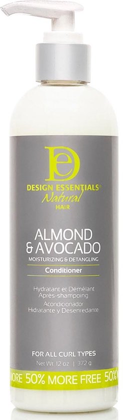 Design Essentials - Almond & Avocado Moisturizing & Detangling Conditioner - 365ml