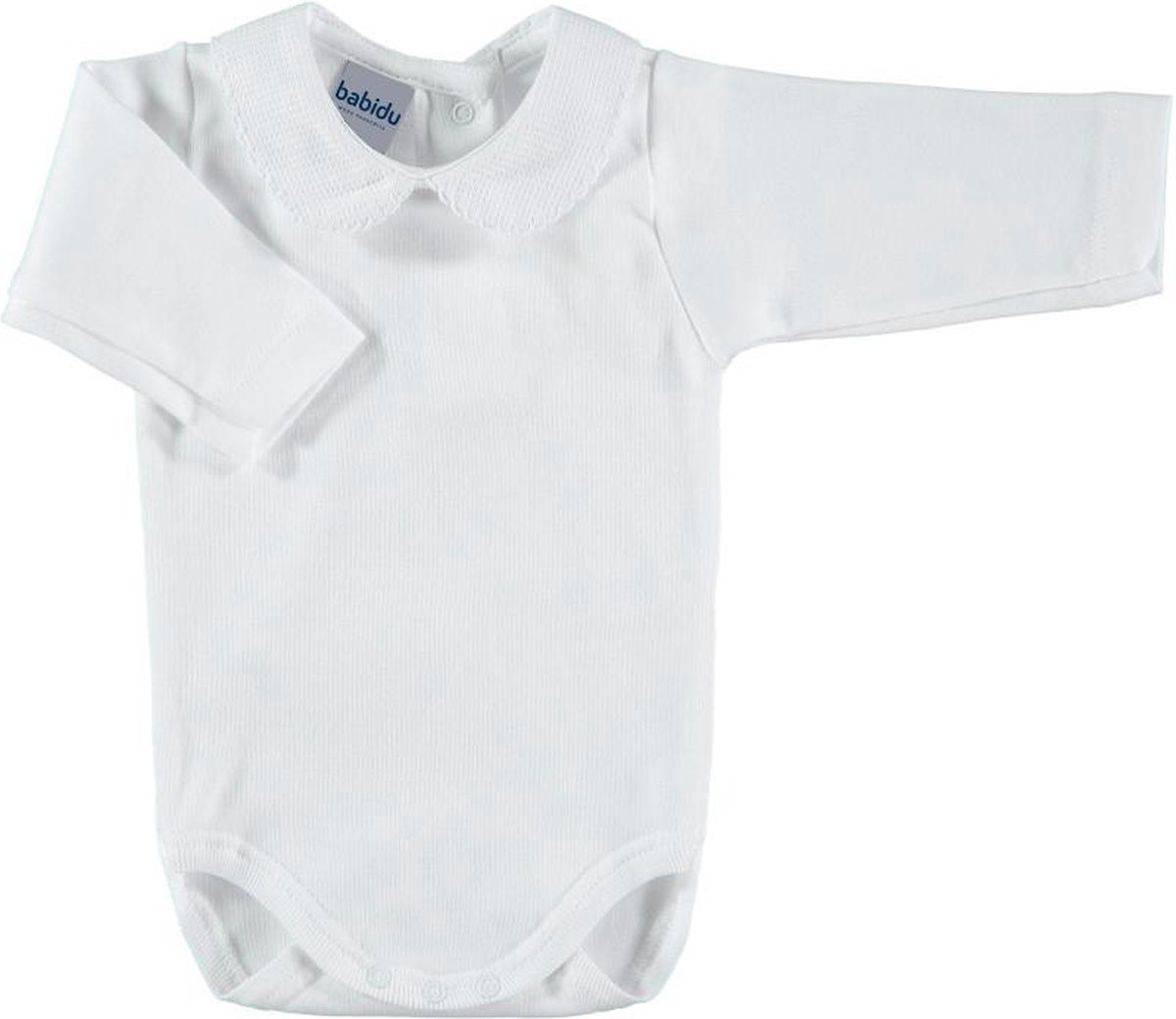 Romper Babidu 1188 wit met kraagje