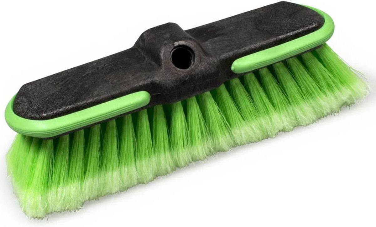 Professionele Wasborstel - Dip Borstel 25cm - Groen - Zachte haren - Met beschermstrips - Geschikt voor onze Pro telescopische steel