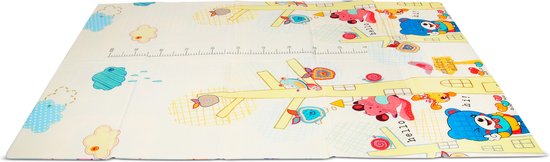 Speelkleed dubbelzijdig hinkel en wegen 80x150 cm kopen