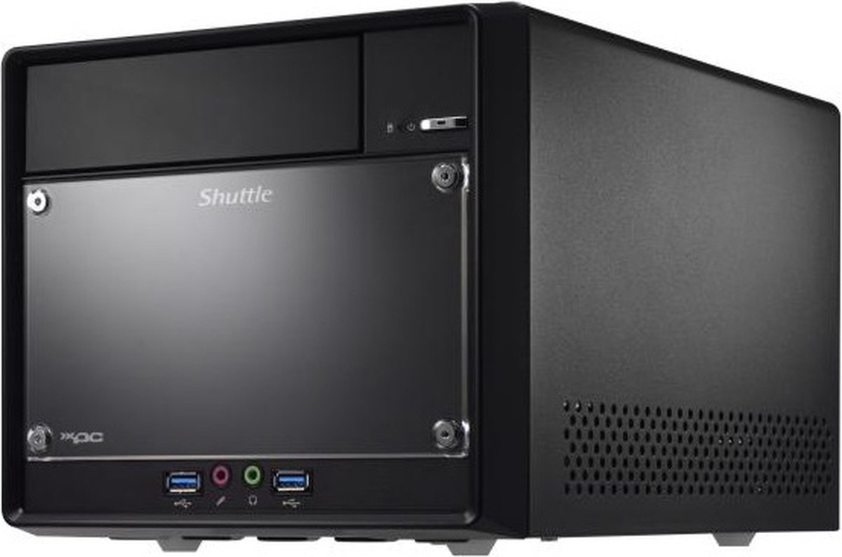 Shuttle XPC cube Barebone SH610R4 - S1700, Intel H610, 1x PCIe X16, 1x PCIe X1, 1x LAN,1x HDMI, 2x DP, 1x VGA 2x 3.5