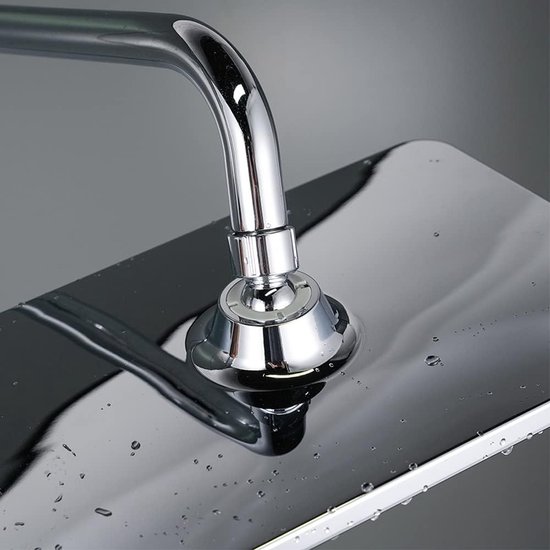 Vierkante 16-inch Ultradunne Roestvrijstalen Regendouchekop Voor In De Badkamer Chroom Modern Huis