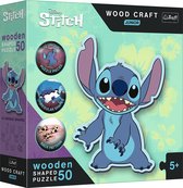 Trefl - Puzzles - "Wood Craft Junior" - Lilo & Stitch / Disney Lilo & Stitch_FSC Mix 70%