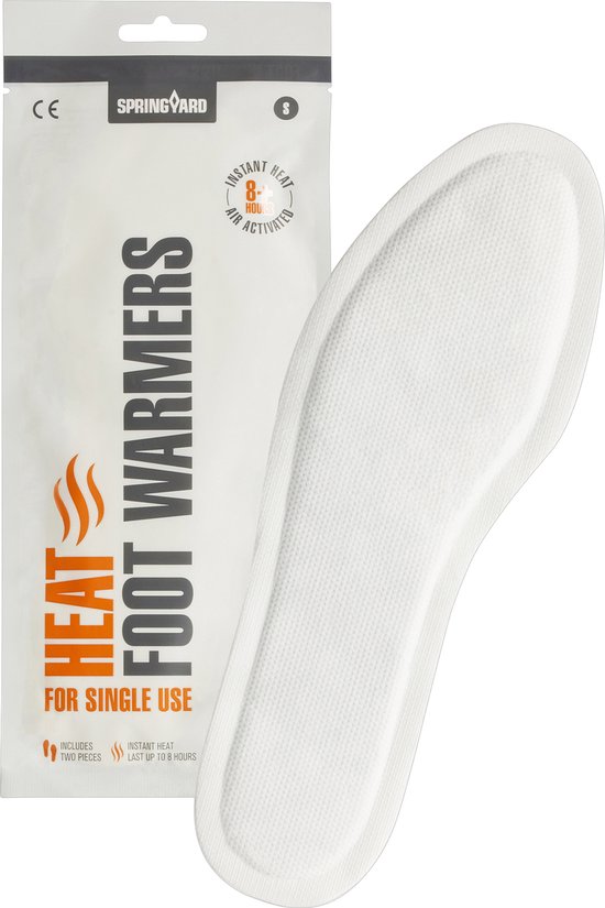 Springyard Heat Foot Warmer - voetenwarmers 41-46 - 8 uur warm - 5 paar