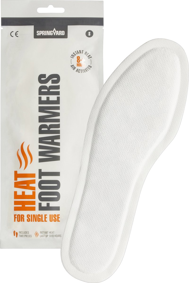 Goedkoopste Springyard voetenwarmer - inlegzolen - blijven 8 uur warm - 5 paar - maat 41-46