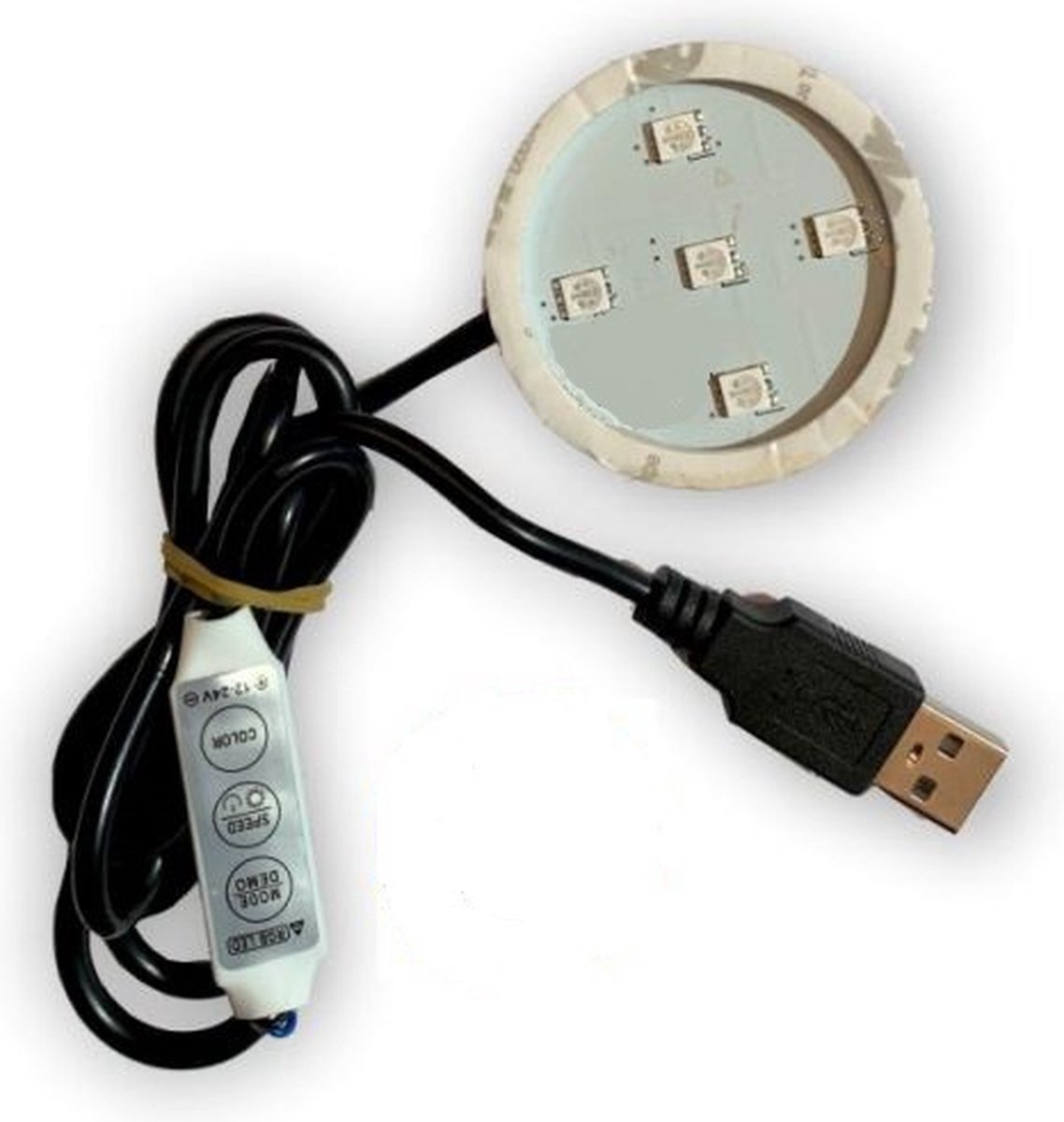 Poppy led verlichting 12/24V met USB-aansluiting