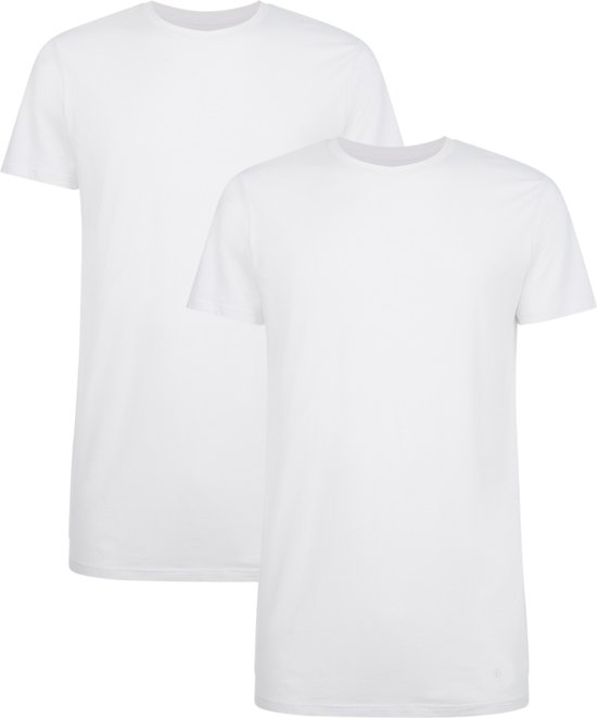 T- Shirts Coupe Longue Ruben Rond (Lot de 2) - Wit XL