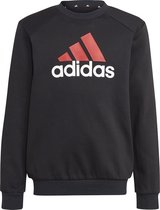 adidas Sportswear Essentials Big Logo Fleece Joggingpak Kids - Kinderen - Zwart- 128