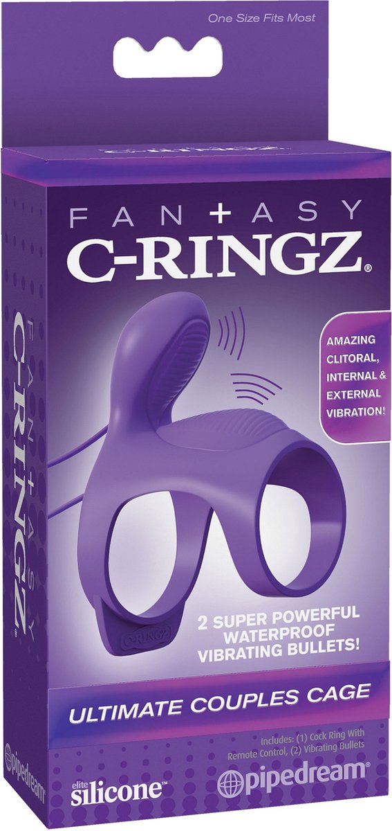 Goedkoopste Fantasy C Ringz Ultimate Couples Cage Vibrerende Cockring