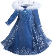 Prinsessenjurk meisje - Frozen - Elsa jurk- carnaval-verkleed kleding-Princessen Speelgoed - 110