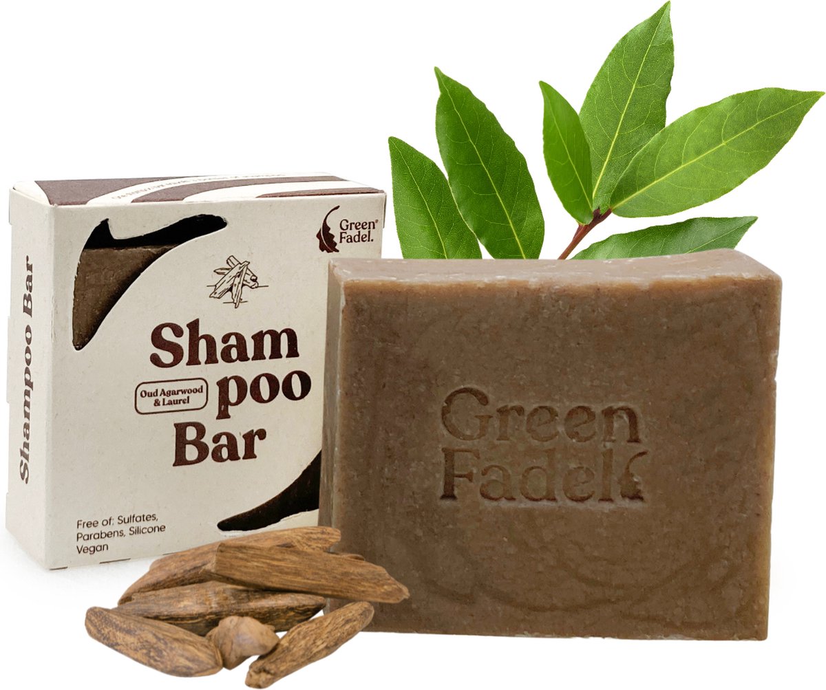 Green Fadel Shampoo Bar Oudh Laurier - Sandalwood - Bakhoor - 75 g