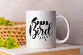 Mok Papa Bird - BirdWatching - Gift - Cadeau - BirdPhotography - BirdingLife - FeatheredFriends - Vogelspotten - VogelsVanNederland - Vogelfotografie - Vogelobservatie