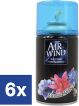 Airwind Luchtverfrisser Exotische Bloemen - 6 x 260 ml