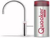 Bol.com Quooker Fusion Round kokendwaterkraan - draaibare uitloop - Combi+ reservoir - Warm / kokend water - Chroom aanbieding