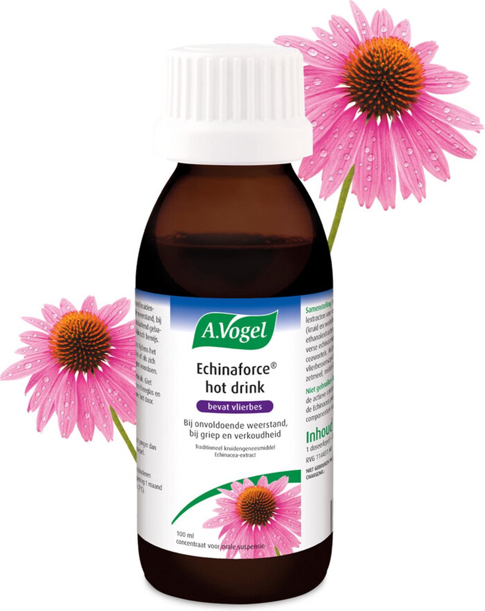 A.Vogel Echinaforce Hot Drink Forte Met Vlierbes - 2 x 100 ml