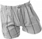 Funderwear/ Fun2wear wijde heren boxershort krijtstreep - L - Grijs