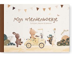 Vriendenboekje bosdieren - vriendenboekje meisje - vriendenboekje jongens - kleuters - 4 t/m 8 jaar - vriendenboekjes - kleuren en tekenen -…