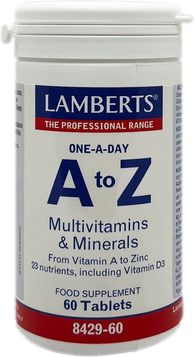 Food Supplement Lamberts A to Z 60 Units