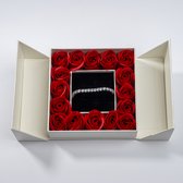 Swarovski Tennisarmband 18 cm | Valentijn cadeautje voor haar | Moederdag cadeautje | Cadeau voor vrouw | Geschenkset vrouwen | Geschenkdoos | Moederdag geschenkset | Cadeaudoos |
