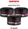 Gummy wax extra gloss (3-pack)