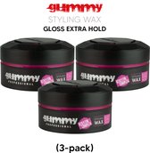 Gummy wax extra gloss (3-pack)
