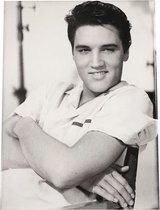 Elvis Presley Zittend Portret Magneet