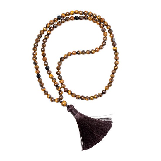 Zentana Tibetaanse Mala Ketting met Stenen