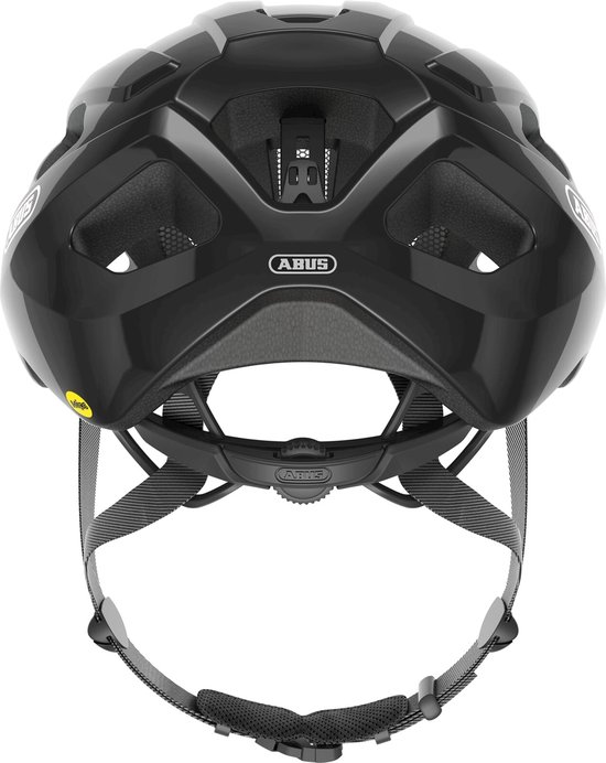 Fietshelm ABUS MACATOR MIPS shiny black L - 58-62 cm - zwart - Geschikt voor gebruik op elektrische fietsen - stadsfietsen - 310 g — afbeelding 2