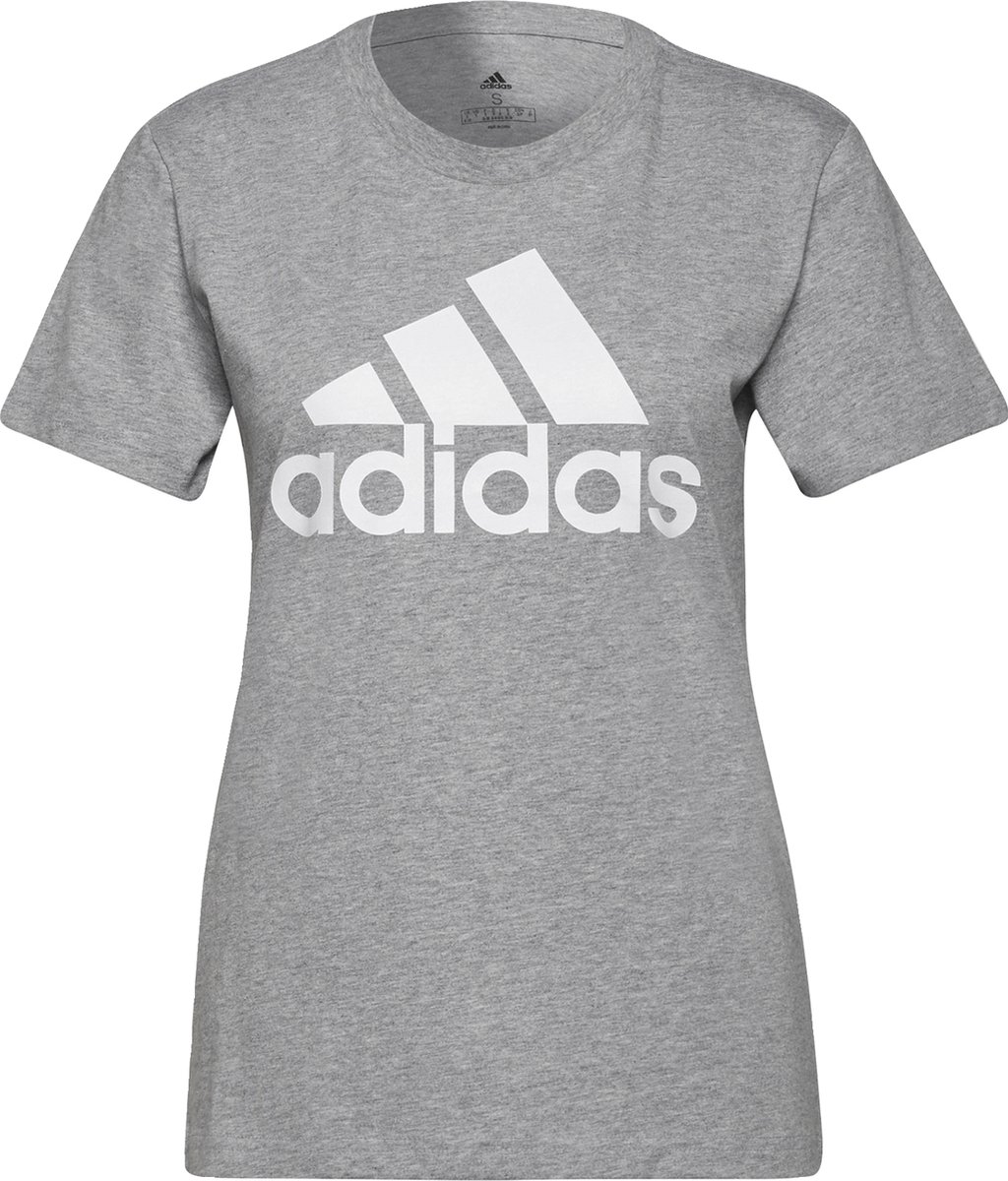 adidas Sportswear Essentials Logo T-shirt Dames Grijs