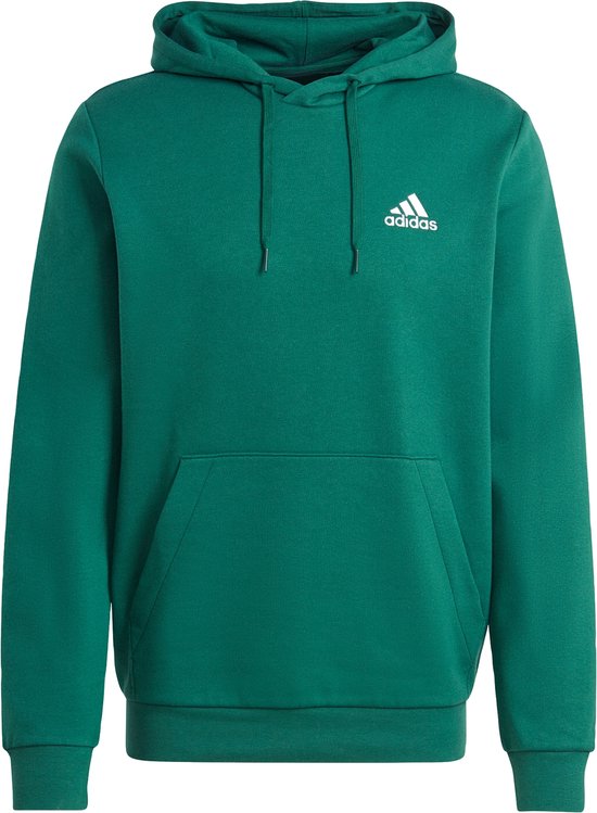 adidas Sportswear Essentials Fleece Hoodie - Heren - Groen- XL