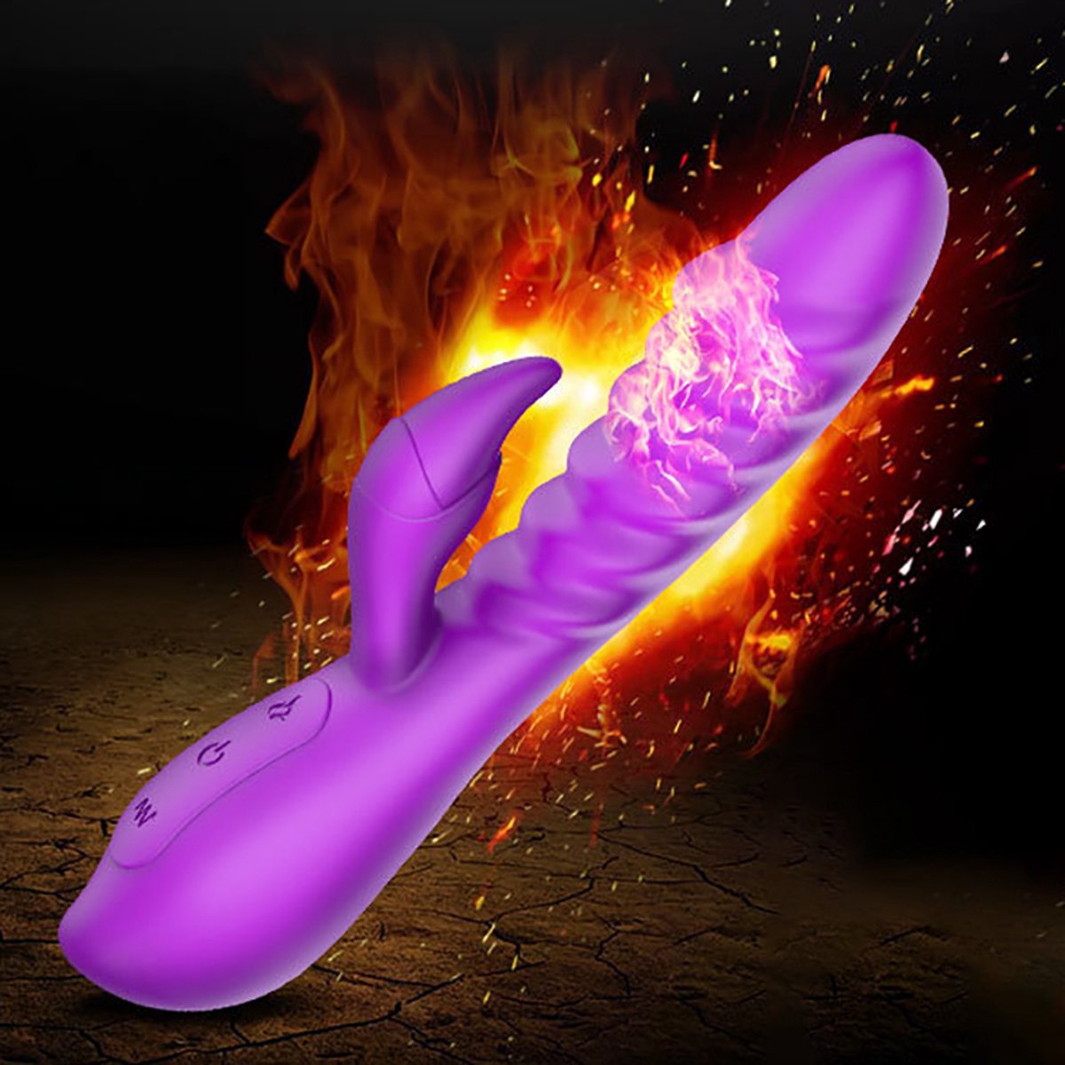 Goedkoopste Elsa - Vibrator - Rabbit vibrator - Verwarmde vibrator - Sex toys - Seks speeltjes - vagina stimulator - seks speeltjes voor vrouwen