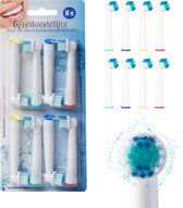 Têtes de brosse universelles pour Oral-B - 8 pièces