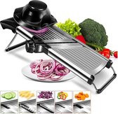 Coupe-légumes mandoline réglable en acier inoxydable - Robot culinaire - Alimentation saine - Coupeur professionnel - Râpe à légumes avec lames - Gadgets de cuisine