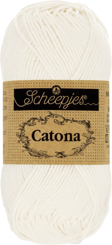 Scheepjes Catona 50 grammes - 105 Bridal White
