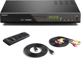 LONPOO - Blu-Ray Speler - Full HD - Multiregio - Met HDMI & AV Kabel