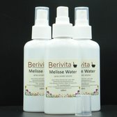 Melisse Water 3x100ml Spray 100% Puur - Hydrosol, Hydrolaat van Citroenmelisse - Gezicht en Body Mist - Natuurlijke Toner