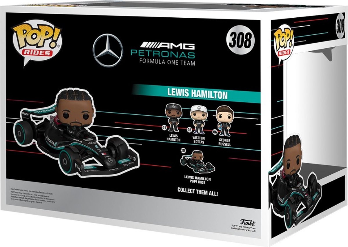 Funko Lewis Hamilton - Funko Pop! Ride Racing - Figurine Formule 1