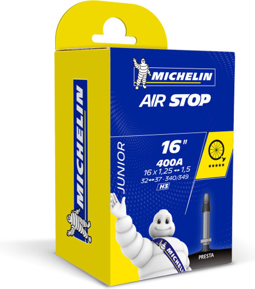 Michelin Airstop, 16/14 inch, H3, Presta ventiel 29 mm
