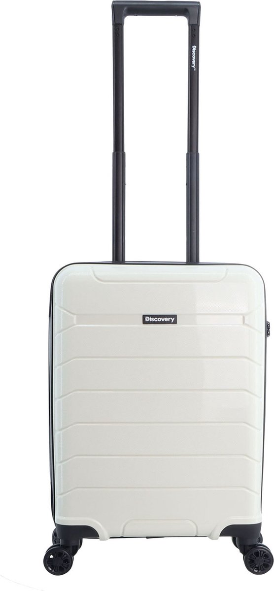 Discovery Skyward Handbagage Harde Koffer / Trolley / Reiskoffer - 55 cm (Small) - Wit - Wit / Small