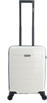 Discovery Handbagage Harde Koffer / Trolley / Reiskoffer - 55x37x22cm - Skyward - Wit